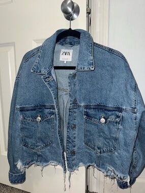 Vintage Zara Blue Denim Jacket